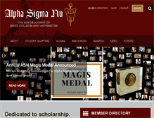 Tablet Screenshot of alphasigmanu.org